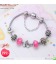 LB6947-BC กำไลชาร์มโทนสีชมพู