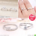 LB6397-R แหวนคู่เพชรขนาดเล็ก