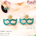 LB5022-ES ต่างหูหน้ากากสีเขียว