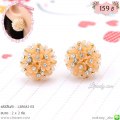 LB5682-ES ต่างหูดอกไม้สีโอโรส