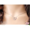 LB5812-N สร้อยคอหัวใจโปร่ง