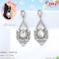 LB5591-ED ต่างหูระย้าคริสตัลใส