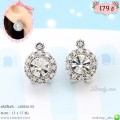 LB5826-ES ต่างหูคริสตัลใส