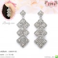 LB5859-ED ต่างหูใหญ่คริสตัลเพชร