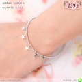 LB5965-B กำไลสีเงินประดับดาว