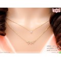LB5967-N สร้อยคอใบมะกอก