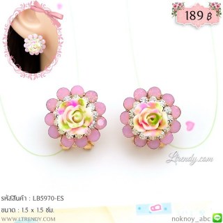 LB5970-ES ต่างหูดอกไม้