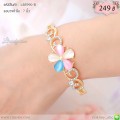 LB5990-B กำไลดอกไม้สี