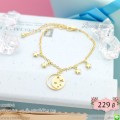 LB6033-B สร้อยข้อมือพระจันทร์และดาว