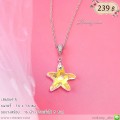 LB6064-N สร้อยคอปลาดาวสีใส