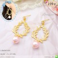 LB6089-ED ต่างหูใบมะกอก
