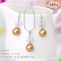 LB6098-S เซตเครื่องประดับไข่มุกสีทอง
