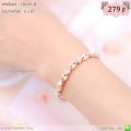 LB6165-B สร้อยข้อมือสีพิงค์โกลด์