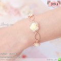 LB3429-B สร้อยข้อมือกุหลาบสีขาว