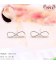 LB6272-ES ต่างหู infinity สีเงิน