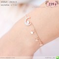 LB6326-B สร้อยข้อมือพระจันทร์และดาว