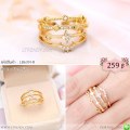 LB6391-R แหวนซ้อนสี่ทบ