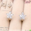 LB6464-EH ต่างหูห่วงดอกไม้เล็ก