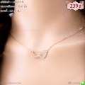 LB6473-N สร้อยคอหัวใจคู่