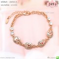 LB6506-B สร้อยข้อมือแมวนำโชค