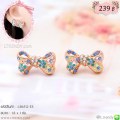 LB6512-ES ต่างหูโบว์สี