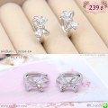 LB6568-EH ต่างหูห่วงโบว์ผูก