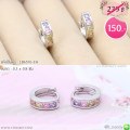 LB6576-EH ต่างหูห่วงประดับคริสตัลหลากสี