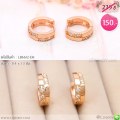 LB6612-EH ต่างหูห่วงแทบสีพิงค์โกลด์