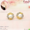 LB6732-ES ต่างหูหัวใจสีทอง