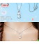LB6783-N สร้อยคอแมวเพชร