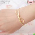 LB6793-B กำไลโบว์สีทอง