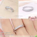 LB6806-R แหวนทรงเกลียวสีเงิน