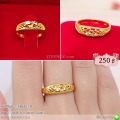 LB6821-R แหวนทองลายใบบัว