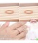 LB6829-R แหวนเพชรล้อมสีพิงค์โกลด์