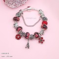 LB6848-BC กำไลชาร์มโทนแดงเซตท่องเที่ยว