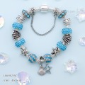 LB6902-BC กำไลชาร์มโทนฟ้าเซตปลาดาว